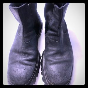 Prada heavy duty ankle boots